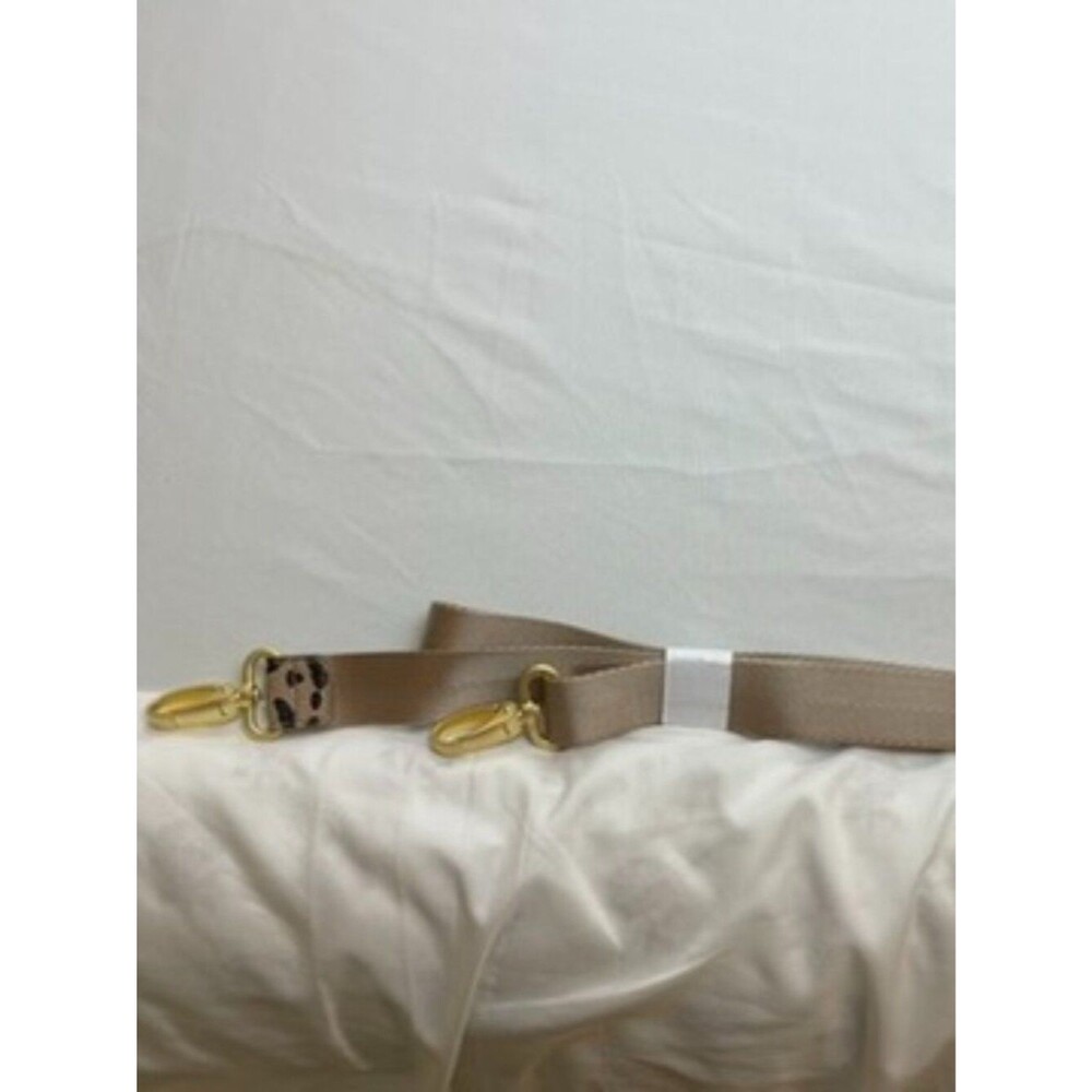 Freshly Picked Stroller Clips Ebony Gold & Disney Leopard Crossbody Strap Bundle